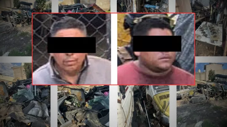 Descubren deshuesadero de autos robados en Xochimilco, CDMX; hay dos detenidos