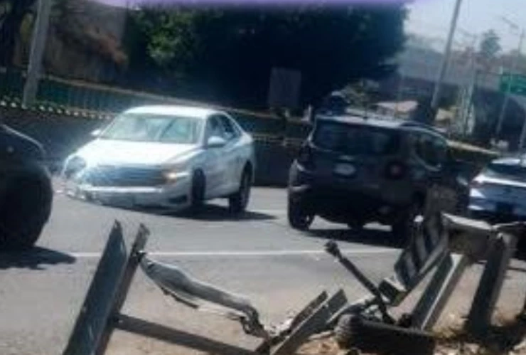 Se registra cierre parcial en la Autopista México-Cuernavaca.