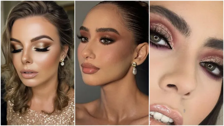 Estilos de maquillaje social de noche