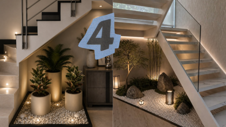 Qué hacer con el espacio que sobra debajo de las escaleras 4 ideas sencillas para aprovechar el espacio vacío para los amantes de las plantas.png