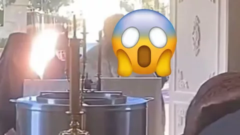 Video muestra aparición luminosa en la Capilla de la Ascensión del Monte de los Olivos durante oficios de Epifanía