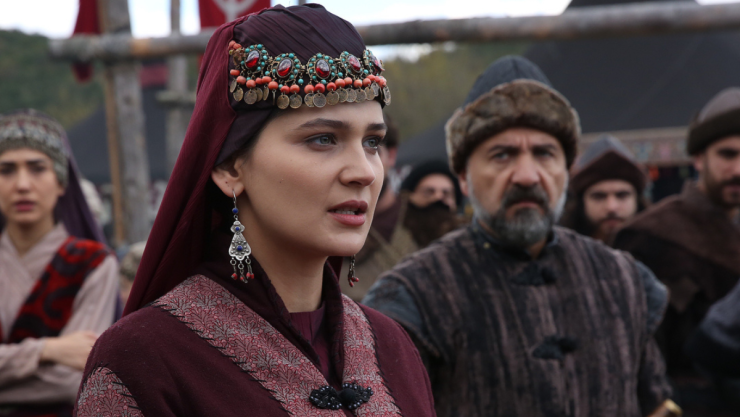 Gülsim Ali Ilhan en la serie histórica Ertugrul