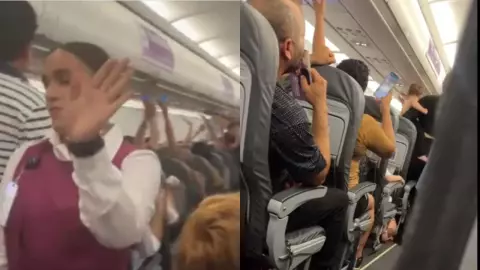 Culiacán-Tijuana vuelo qué pasó pasajeros deshidratados