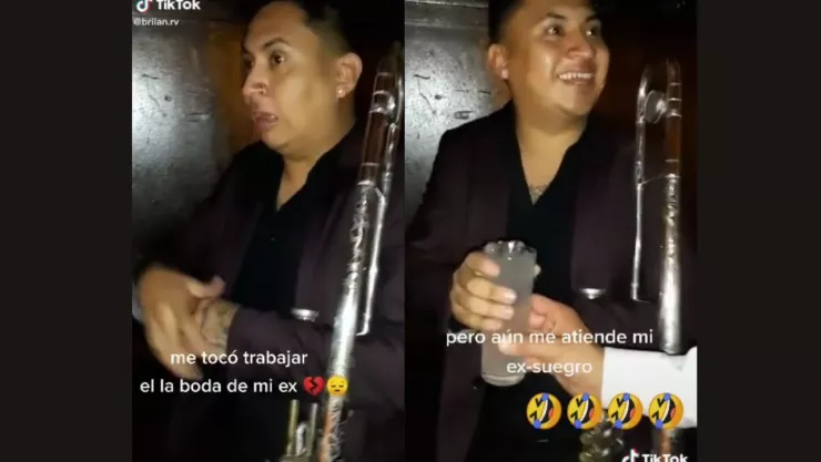Músico le toca trabajar en la boda de su ex