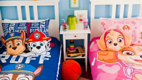 3 ideas para decorar la cama de tus hijos con sus personajes favoritos de Paw Patrol