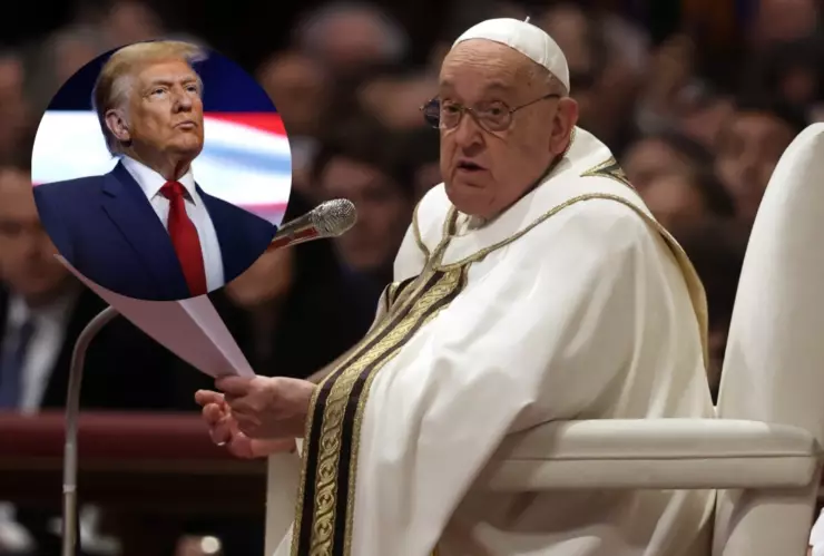 Papa Francisco y Donald Trump