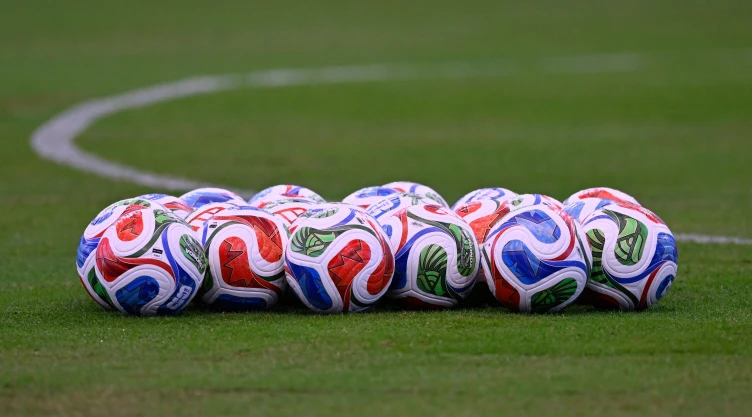 Balones Trionda antes de un partido