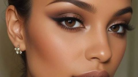 Sombras que resaltan m&aacute;s los ojos en piel morena