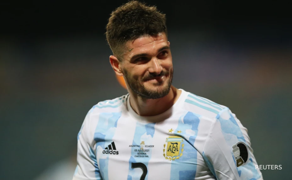 Rodrigo de Paul con Argentina