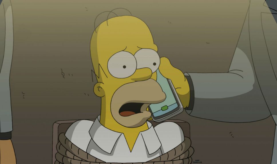 Los Simpson Policía del cielo