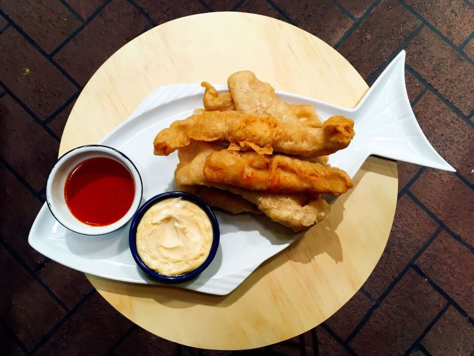 Pescado frito, cocineros mexicanos