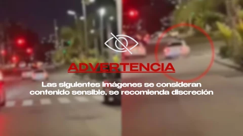 VIDEO | Conductor atropella a hombre y lo arrastra con su auto en Acapulco, Guerrero