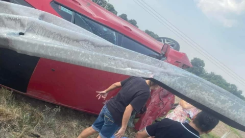 muere agente fiscalía general del estado accidente autopista méxico puebla