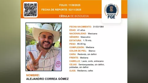 ÚLTIMA HORA | Desaparece exalcalde de Zinapécuaro; ¿qué se sabe del paradero de Alejandro Correa Gómez?