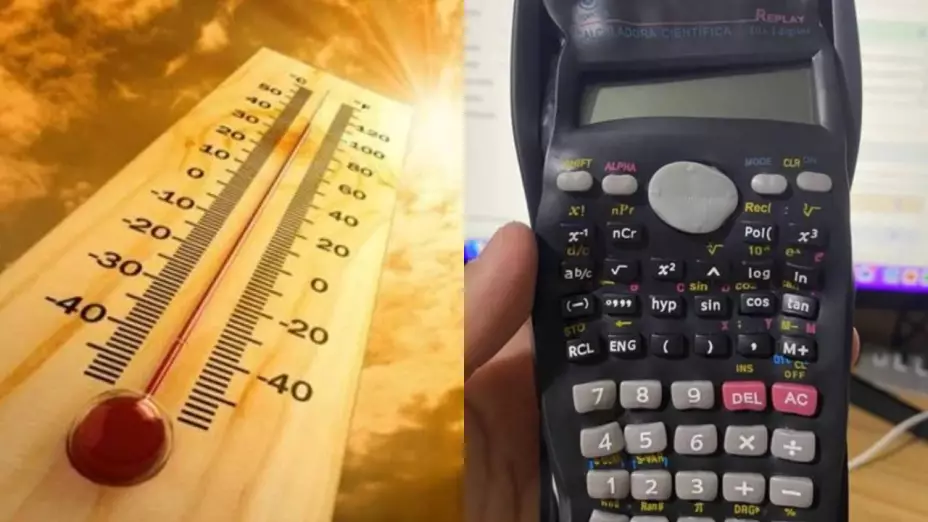 Monterrey Por altas temperaturas se derrite su calculadora