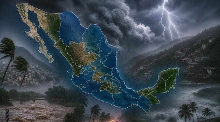Protección Civil emite alerta por lluvias de alta intensidad en gran parte de México este 9 de julio, ¿cuáles son los más de diez estados?