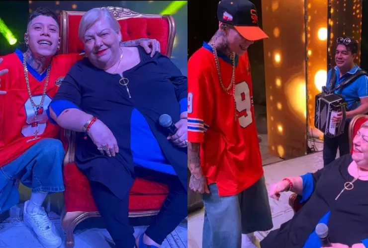 Santa Fe Klan y Paquita la del Barrio se reúnen