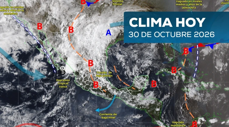 clima viernes 30 de octubre en México
