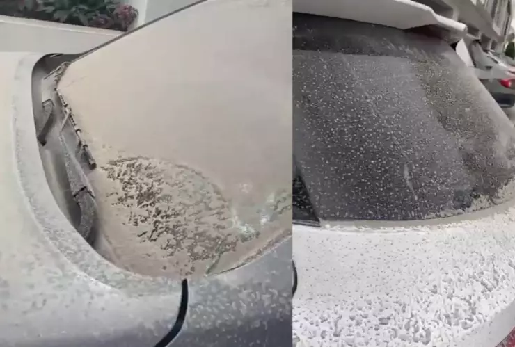 caida de ceniza volcan popo en puebla