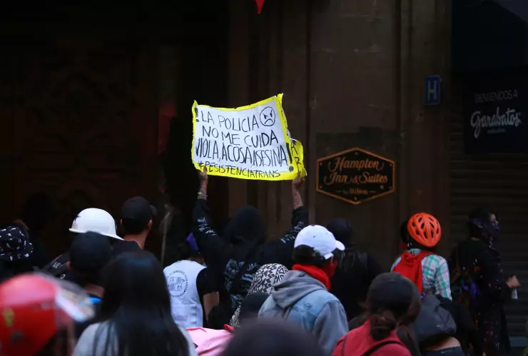 Feminist Groups Protest Against Police Brutality In Mexico City