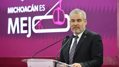 Teleférico de Uruapan garantizará el acceso a la educación de más de 64 mil estudiantes: Bedolla