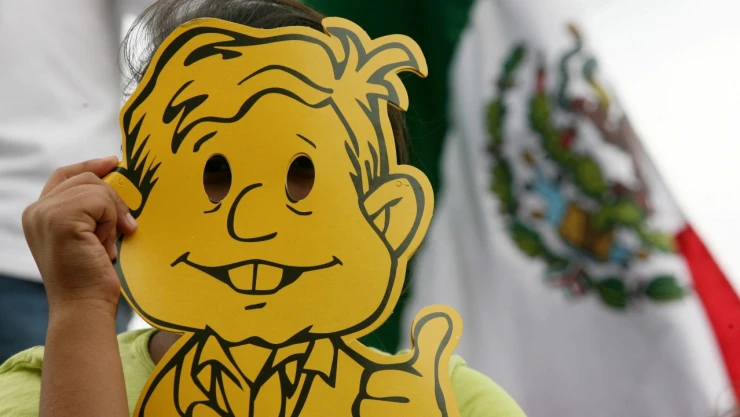 Quién hizo el AMLITO, la caricatura del Presidente que se prohibió