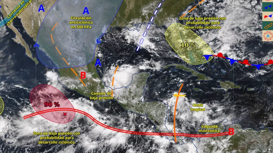 Tormenta tropical ‘Priscilla’ toma fuerza; llegará a Jalisco como huracán