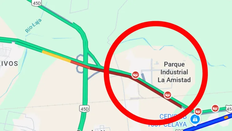 Accidente autopista Celaya Querétaro
