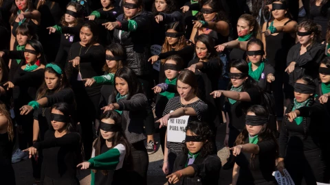 Performance “El violador eres tú" en la Universidad Iberoameric