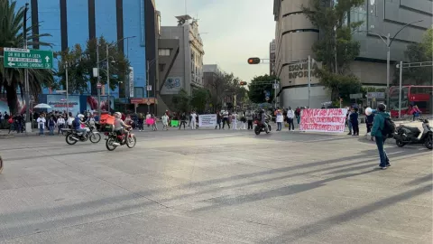 Bloqueos y marchas en CDMX
