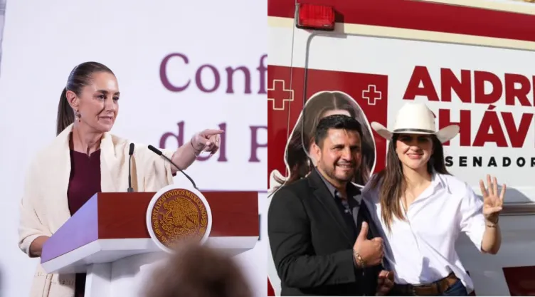 Claudia Sheinbaum y Andrea Chávez