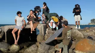 Veracruz se ha convertido en escenario para la grabación de un comercial.