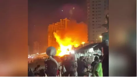 VIDEO: Captan fuerte explosión en restaurante de Mazatlán; dejó 3 muertos y pánico en zona hotelera