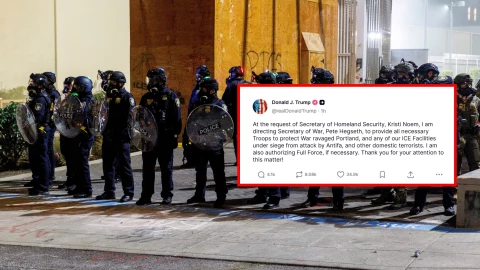 Tensión en EE.UU.: Trump envía militares a Portland y desafía a demócratas