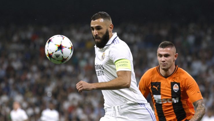 Karim Benzema con el Real Madrid