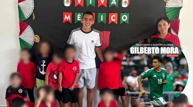 Así es un día de escuela de Gilberto Mora con sus compañeritos del colegio: lo apoyaron antes de ir al Mundial 2026