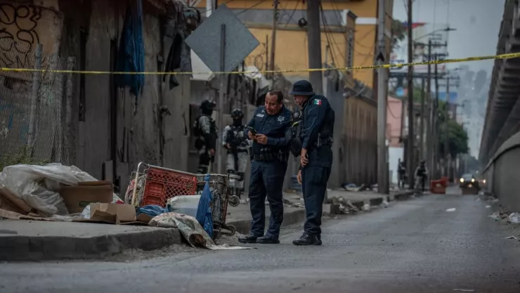 Víctima envuelta en cobija fue abandonada en carrito naranja hoy 1 de agosto en Tijuana