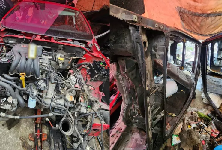 CDMX: Por un cateo en la GAM, descubren 4 autos robados a punto de ser desmantelados