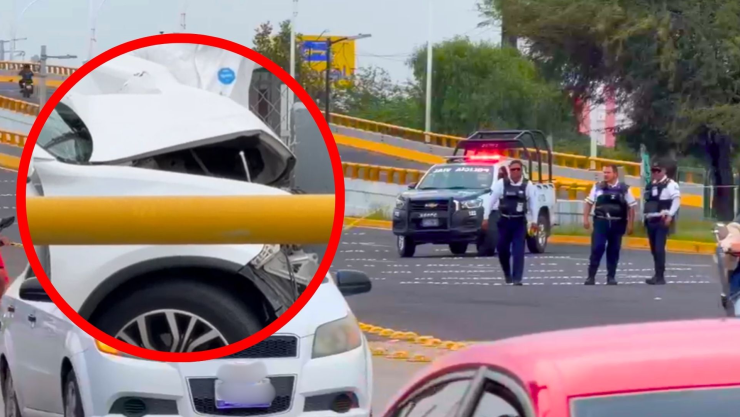 Accidente bulevar Morelos León Guanajuato