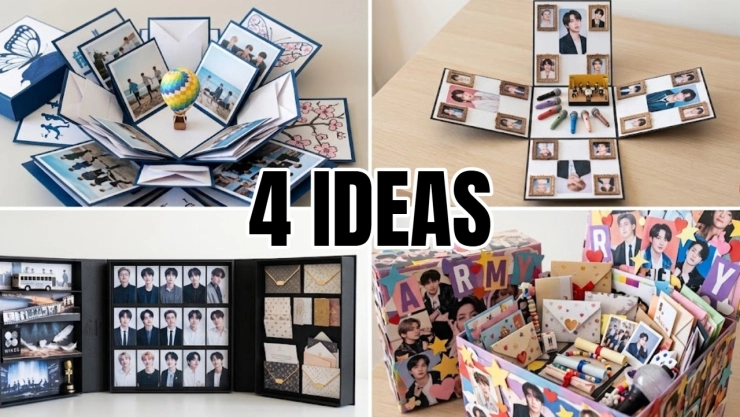 4 ideas para hacer cajas sorpresa de BTS para un fan del KPop