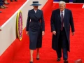 Fotos y momentos destacados de Donald Trump y Melania durante la toma de protesta presidencial.