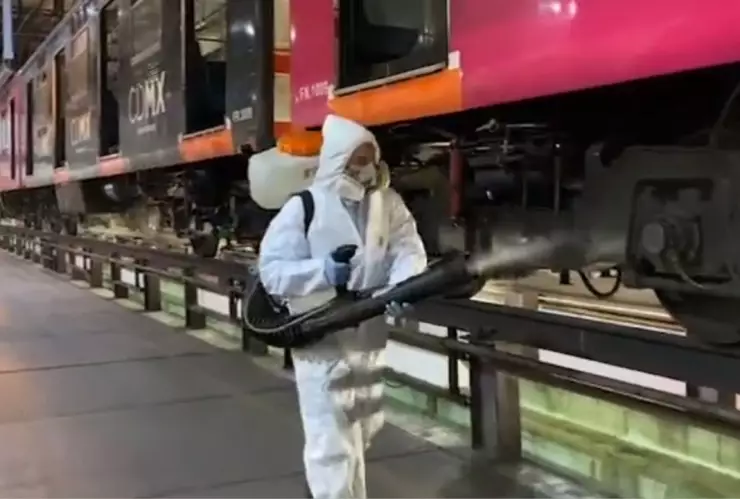 El Metro CDMX niega existencia de chinches y fumiga trenes en Línea A