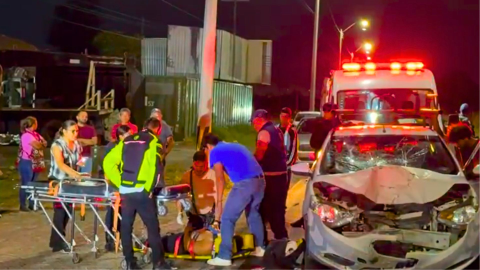 accidente carretera León Manuel Doblado hoy