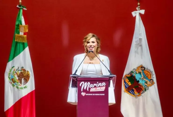 Segundo informe de gobierno de Marina del Pilar en BC