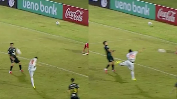 El gol más insólito del año