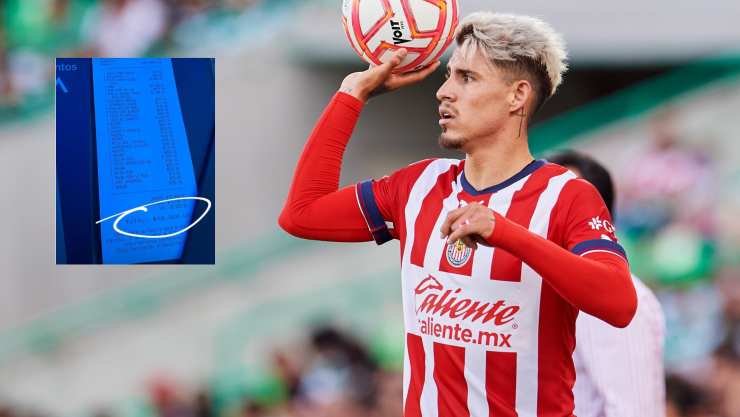Chicote Calderón en un partido con Chivas