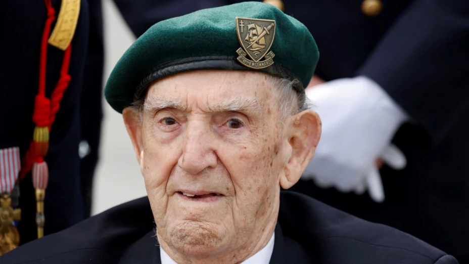 Leon Gautier, último miembro de una unidad élite francesa de la SGM