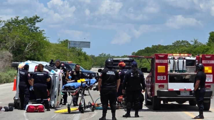 Fuerte accidente en la Mérida - Celestún deja tres mujeres lesionadas hoy miércoles 16 de julio; ¿Qué se sabe al respecto?