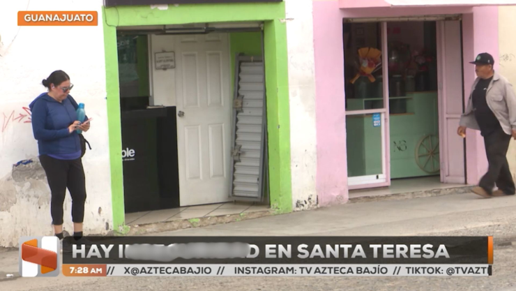inseguridad en Santa Teresa Guanajuato