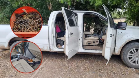 Detienen a tres hombres armados en Navolato, Sinaloa.